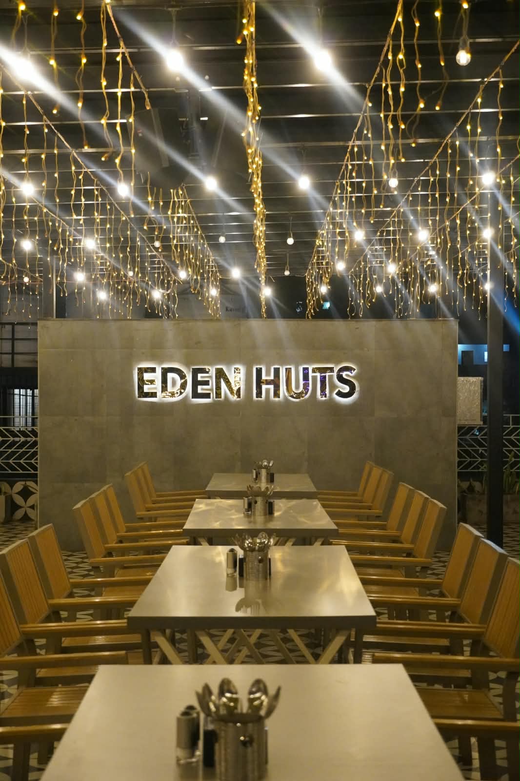 Eden Huts Illuminated Wall & Starlight Lights